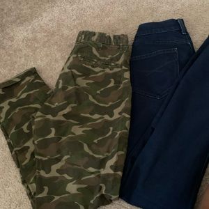 2 pairs of Gap pants.